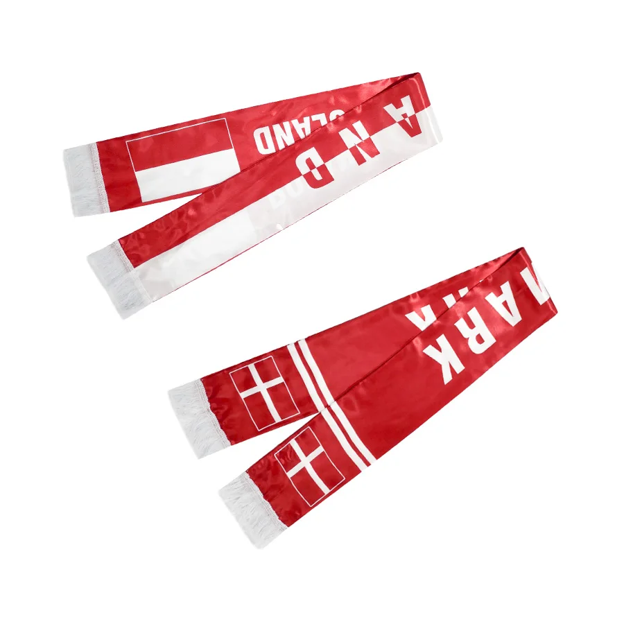 Custom Printed Football Scarf Soccer Fan Scarf Flag Cheap World Country France Flag Scarf