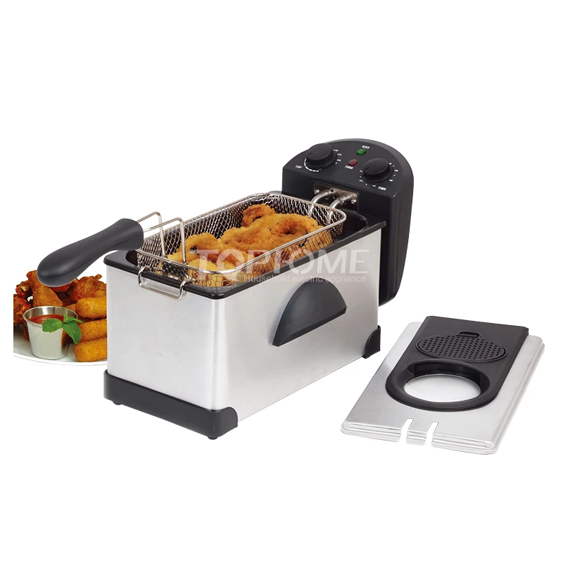 3L Electric deep fryer with timer chicken fryer chips fryer