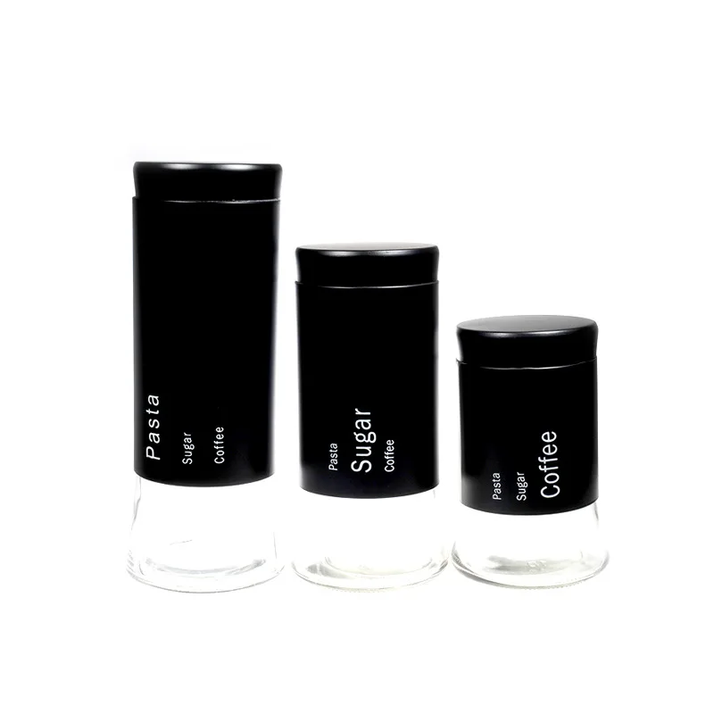 Wholesale Home Storage Jar With Lid Stainless Steel Kitchen Seal Jar Baby Snacks Large Seal Bottle Food Container