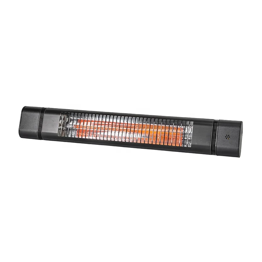 Outdoor Heater Infrared Carbon Fiber Tube Heater with Remote Control, 2000W Fast Heating, for Patio Garage Backyard