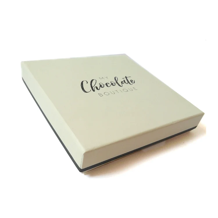 High End Custom Lid and Base Chocolate Gift Packing Box With Dividers