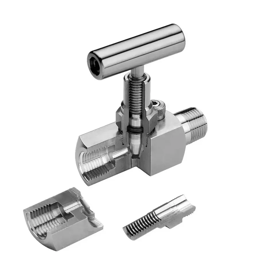 Stainless steel male to female needle valve 6000psi 10000psi swagelok needle valve