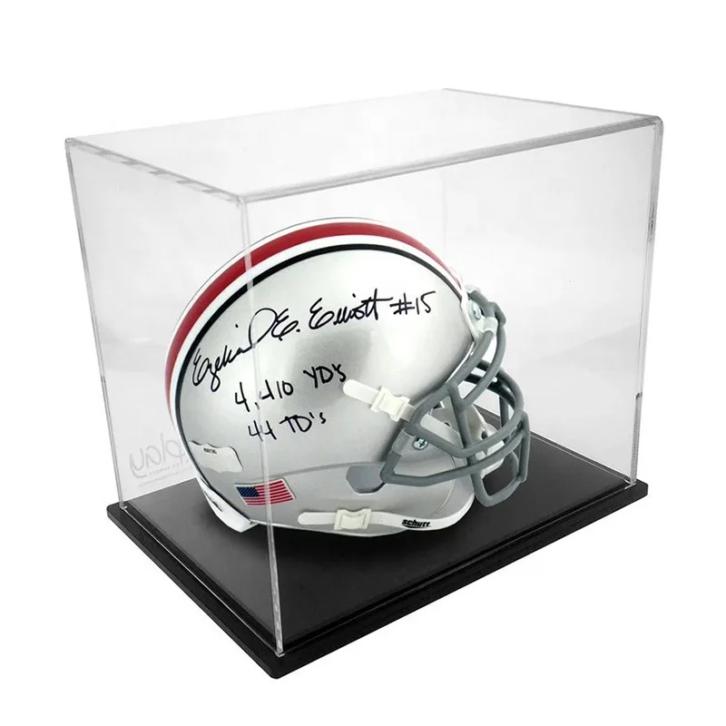 Good quality high demand durable customized apex tobacco shop white clear acrylic display pyramid loose stone box