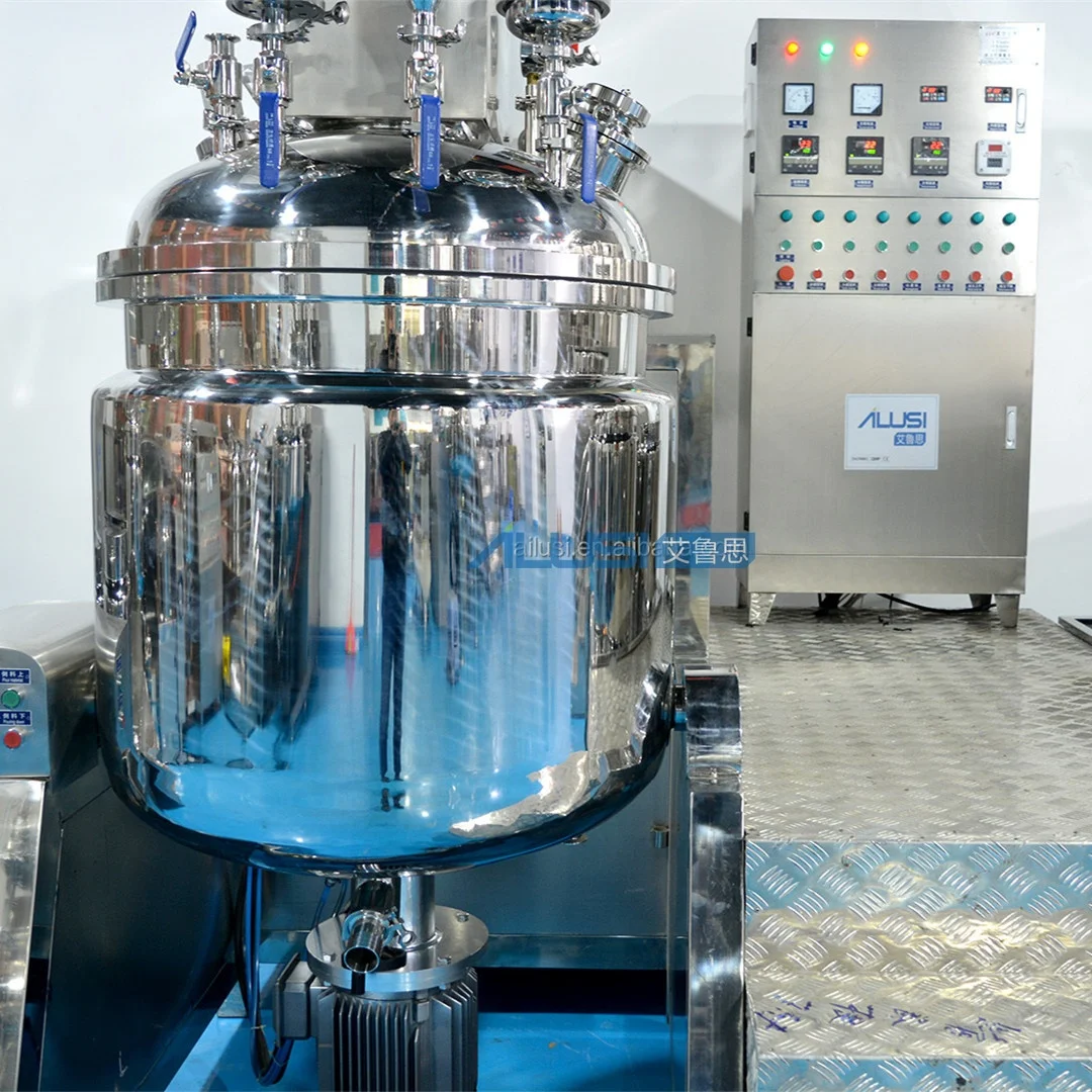 Guangzhou Machines Cosmetic Wax Machine Cosmetics Thailand For Manufacturing Ointment Vacuum Emulsifying Equipment Of Ointments