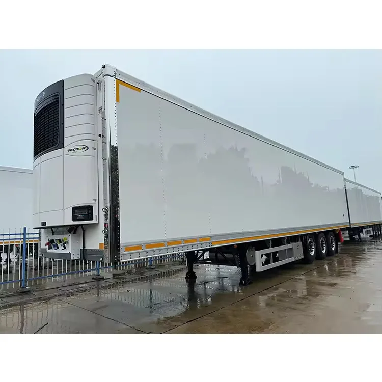 CIMC high quality Cold chain truck refrigerated trailer  3 axle 13.6M  20Celsius Frozen semi trailer refrigerated trailer