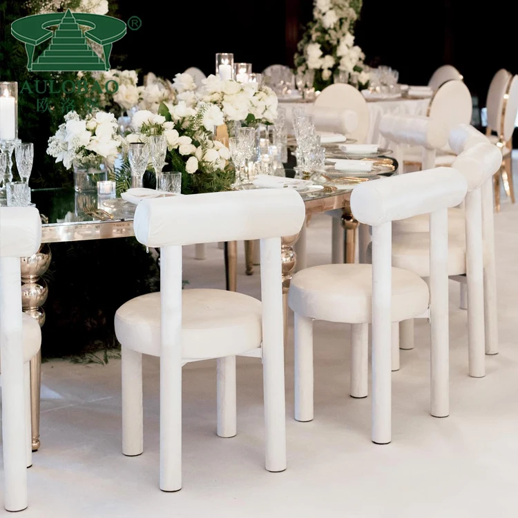 Банкетный зал Ресторан удобные белые тканевые стулья свадьба