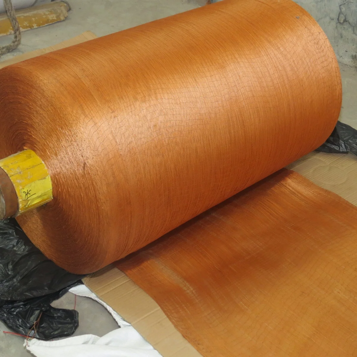 dipped tire cord fabric  in cutting pieces off grade Nylon waste N66  for shoe