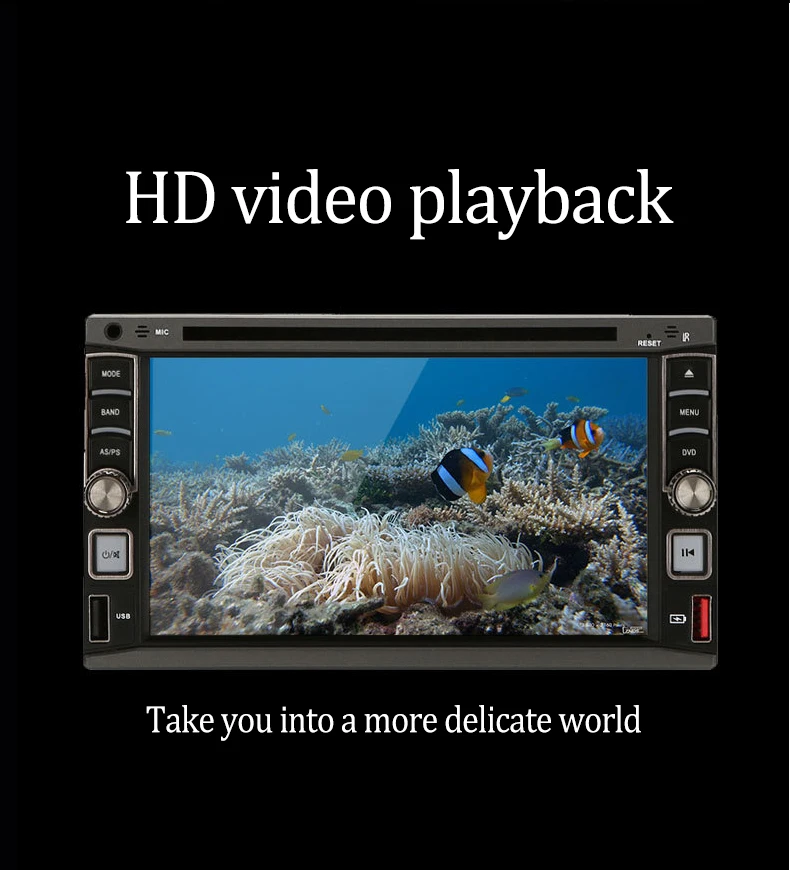 6.2 Inch Car Android Touch Screen Gps Stereo Radio Navigation System Audio Auto Electronics Video Car Dvd Player