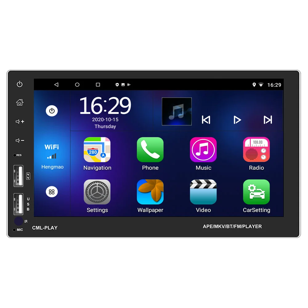 7inch Car Stereo Music mp5 With 2USB Radio Car 2din Universal Android Multimedia Player  For Toyota Nissan VW Ford Auto gps