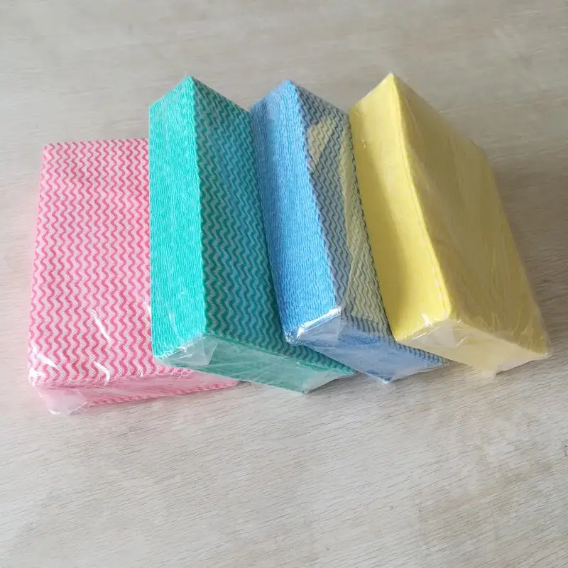 55% woodpulp 45%polyester spunlace nonwoven industrial wiping rolls