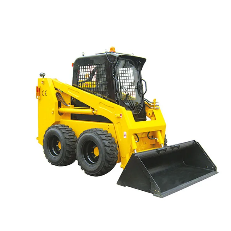 TS125 High Power Loader Crawler Skid Steer Loader With 0.6m3 Bucket