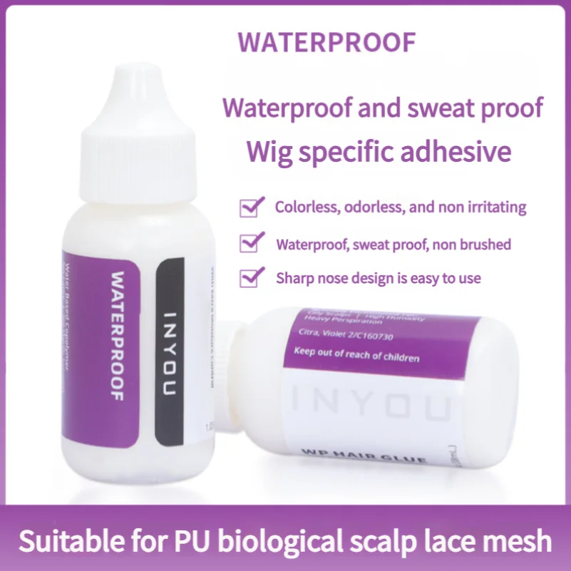 Wholesale Private Label Waterproof Invisible Hair Ghost Bond Strong Hold GLue Lace Toupee Adhesive For Hair Wig Lace Glue