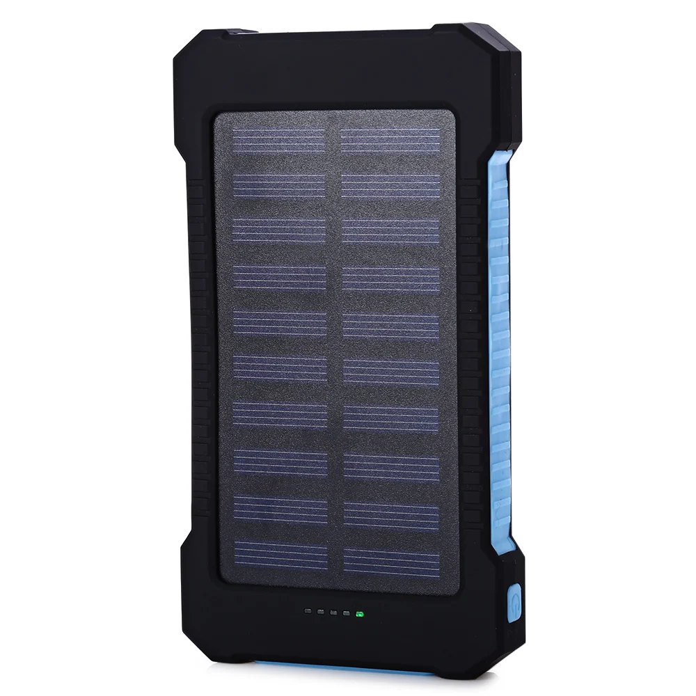 Портативный 10000 мАч Солнечный беспроводной Power Bank мобильные зарядные устройства солнечные банки для Iphone Ipad смартфон
