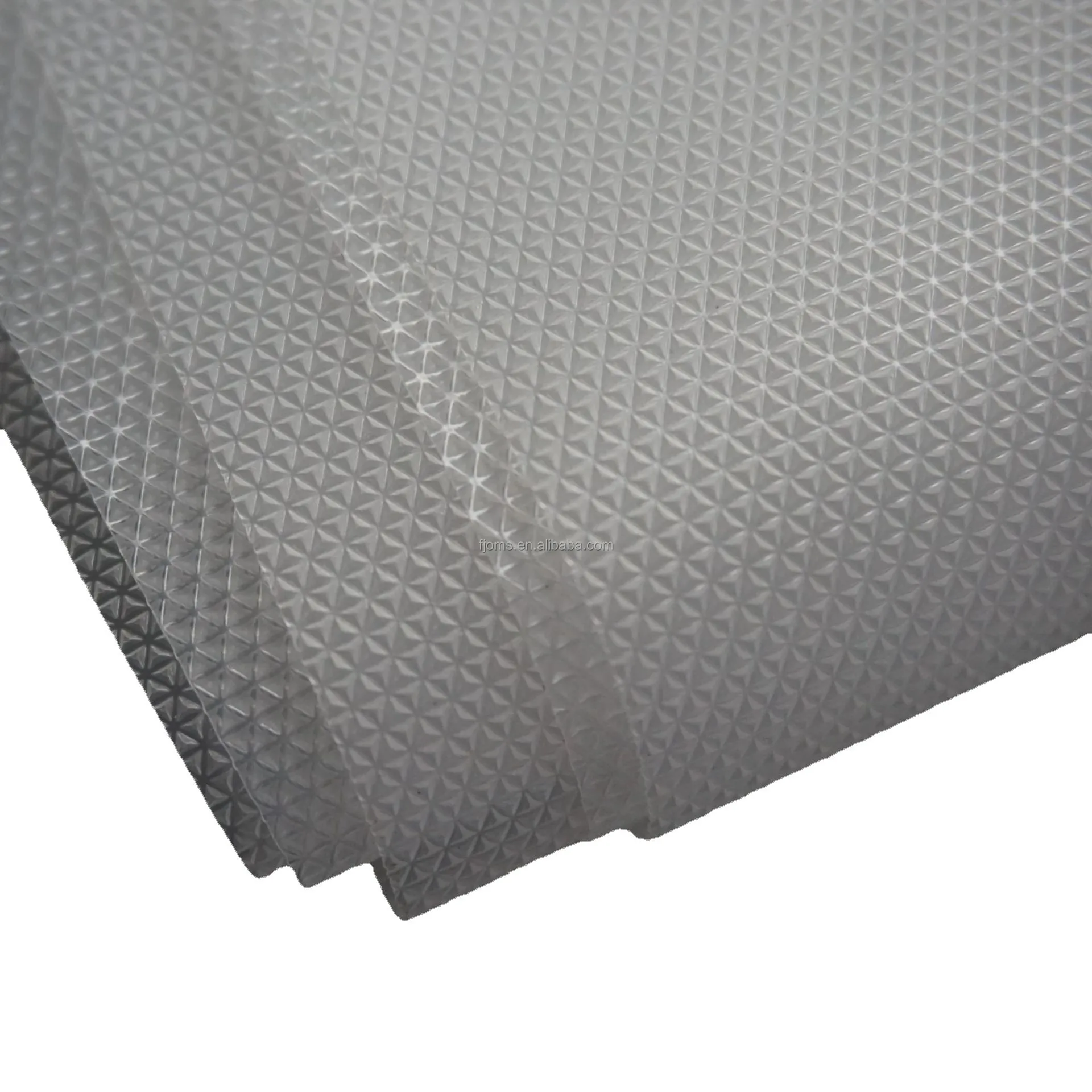 Plastic embossed polyethylene film for rubber release film in tire industry