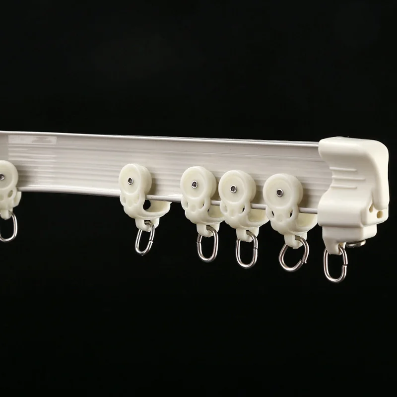 Smooth Track Aluminium and PVC Length 6M  Decorative Modern Curtain Track Set  Curtain Pole