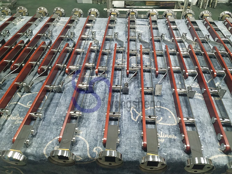 Stainless steel cable railing classic hotel stair handrail villa wood balcony balustrade