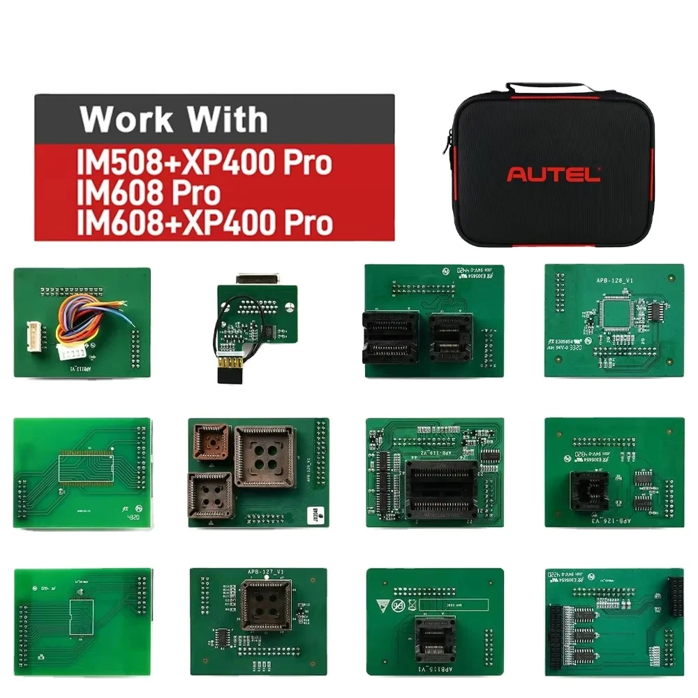 Autel IMKPA Key Programming Accessory, Programming Adapters Kit for IM508, IM608, Enhanced IMMO & Key Programming Function