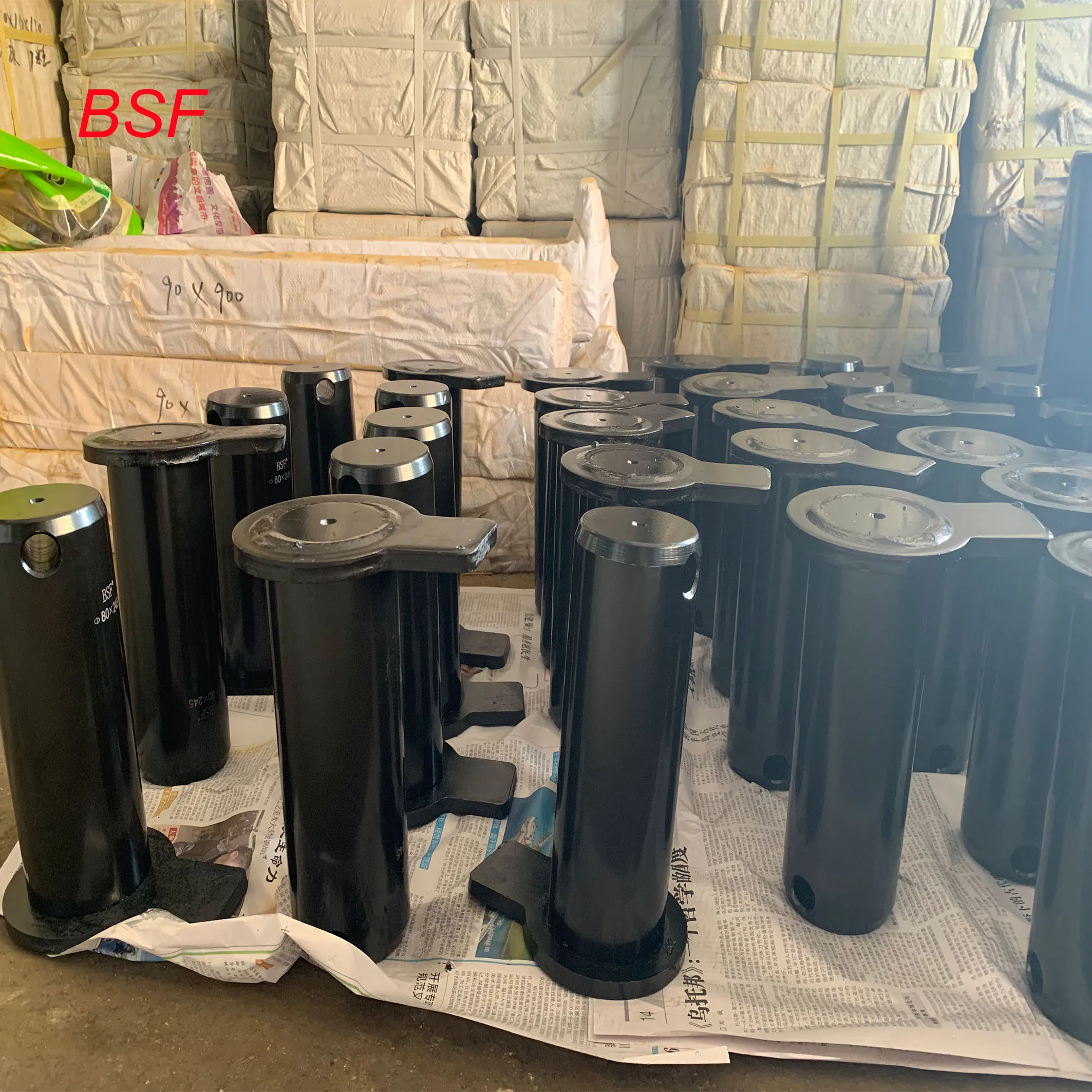 Factory Supply Black Color Bucket Bush And Pin 40CR Excavator Bucket Pin 70*430Mm Custom Spare Parts