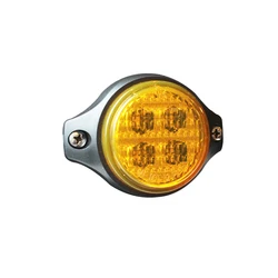 Dot 10-30V Round Clearance Marker Indicator Signal Lamps LED Side Marker Lights for Trucks
