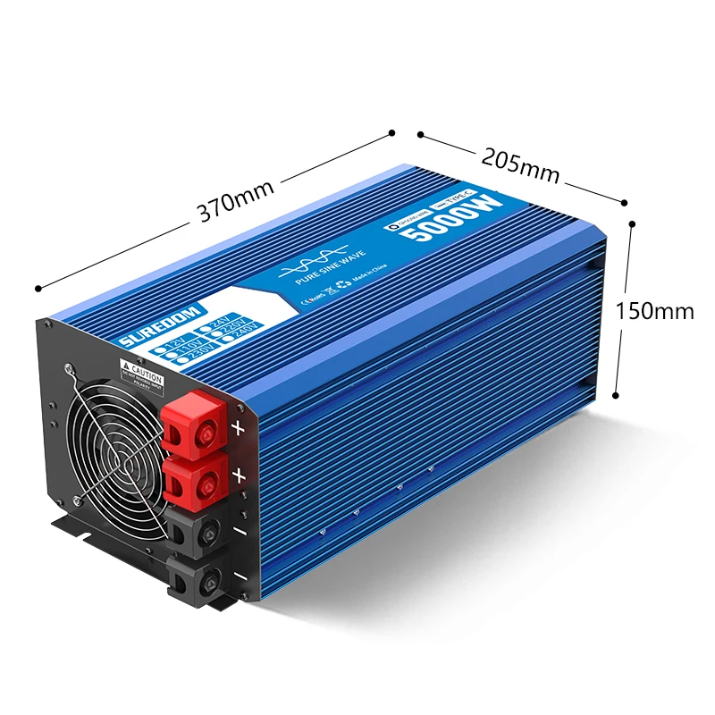 DC To AC 12v 240v Single Output 5000w Solar Inverter Pure Sine Wave Inverter Power Inverter