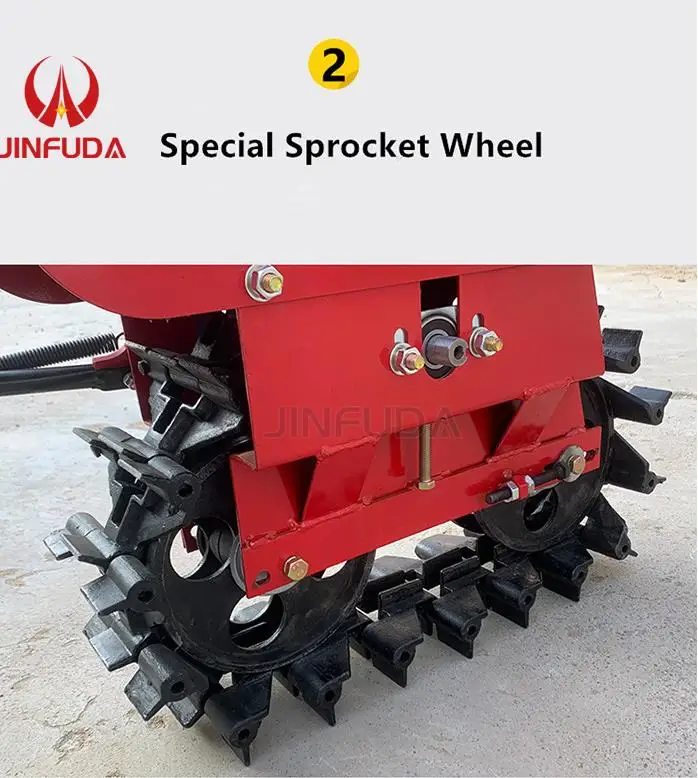 High efficient modern small plough machine Gasoline And Diesel Engine Mini Self propelled Power cultivator