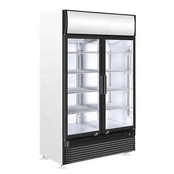 LC-553   display refrigerator glass door big capacity cooler beverage fridge drinks showcase freezer