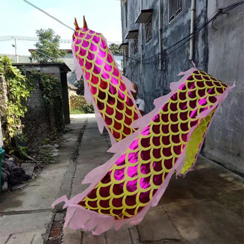 8M Fitness Square Dragon Dance Ribbon Drama Performance Adult Outdoor Sports Entertainment Props gymnastics ribbon
