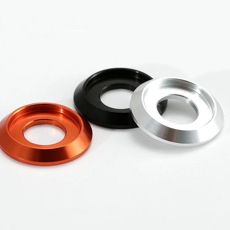 Custom Aluminum Cup Washers Cone Cup Head Washer Shim
