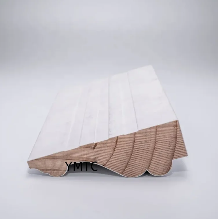 Modern Pine white Primer Wood Moulding  MDF Baseboard  Wooden Construction Material