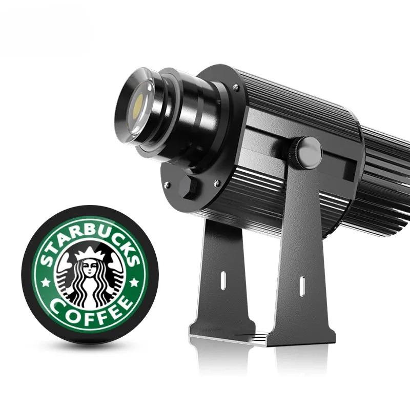 Outdoor waterproof laser custom logo projection indoor door floor rotate gobo projector 50w led elevator Light Towers