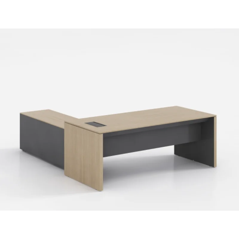 Bermo Brand Modern Simple Triple-motor Height-adjustable Office Executive Desk Office Furniture Lifting Manager Boss Table