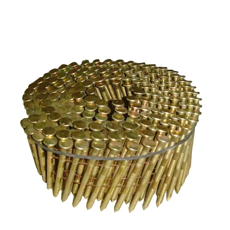 Горячая продажа полированные/гальванизированные гвозди катушки для деревянного поддона