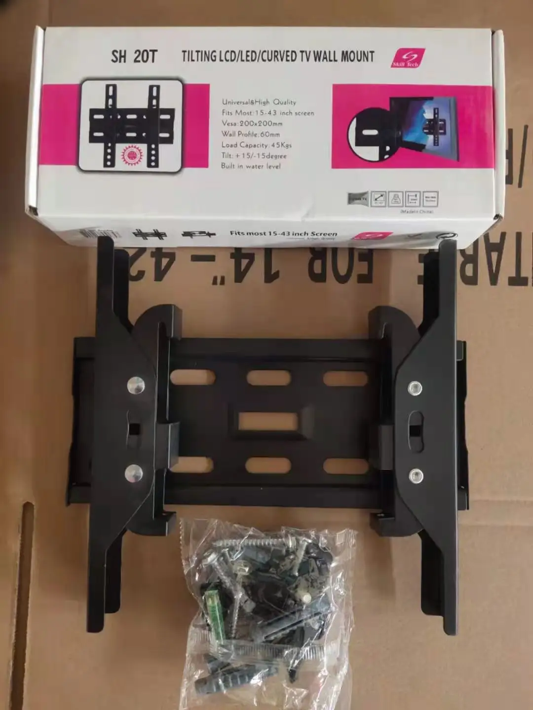 Hot Sell Universal Tilt Smart LED LCD TV Wall Mount  Full-motion for 15-43 Inch TV Wall Mount Bracket Tv Mount