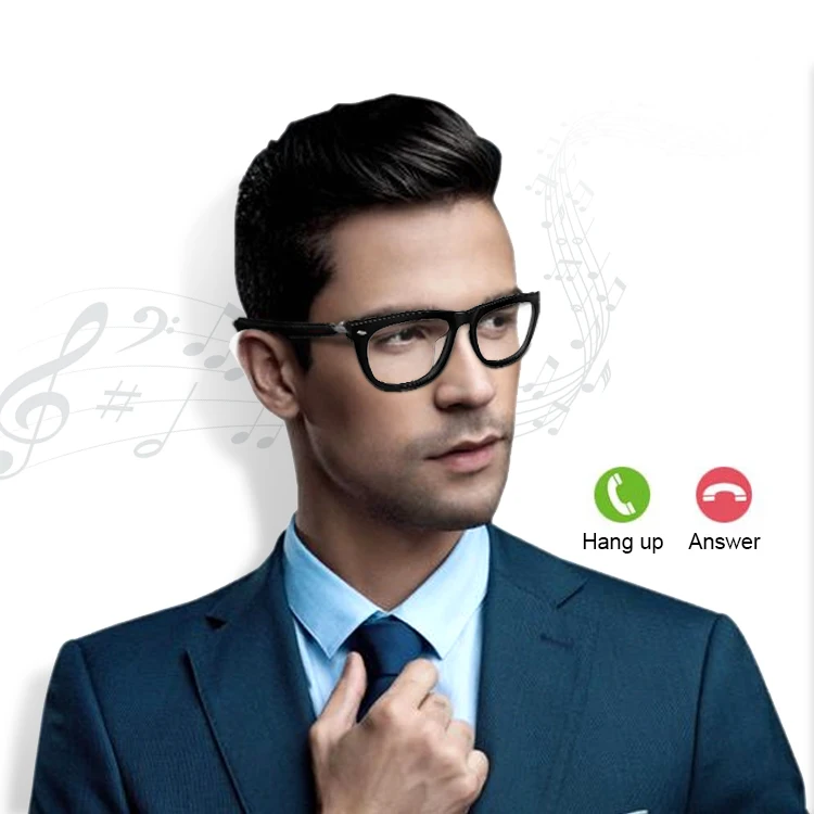 
Bone conduction music Glasses clear Sunglasses Women Men sport mp3 smart audio wireless blue tooth earphone sunglasses 