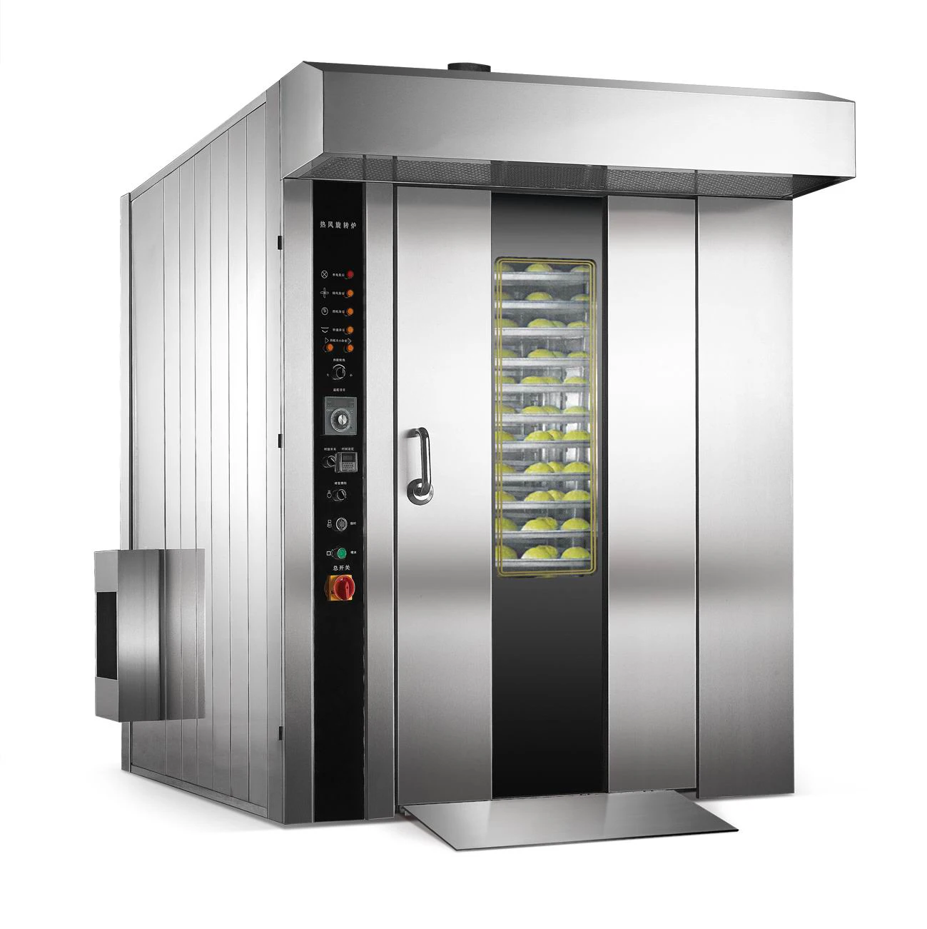 Heavy Duty Industrial 16-Layer 32-Tray Bakery Prices Rotary Rack  Bread Oven