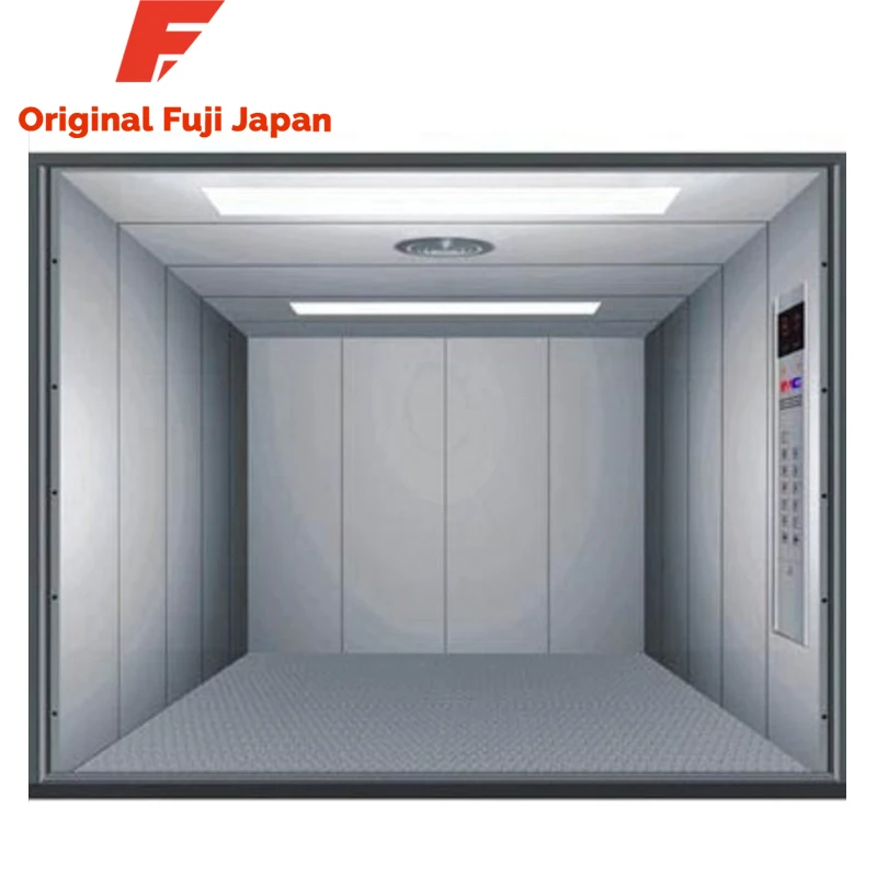 Shanghai Fuji Cargo Elevator and Freight elevator lift car handrail with cheap price