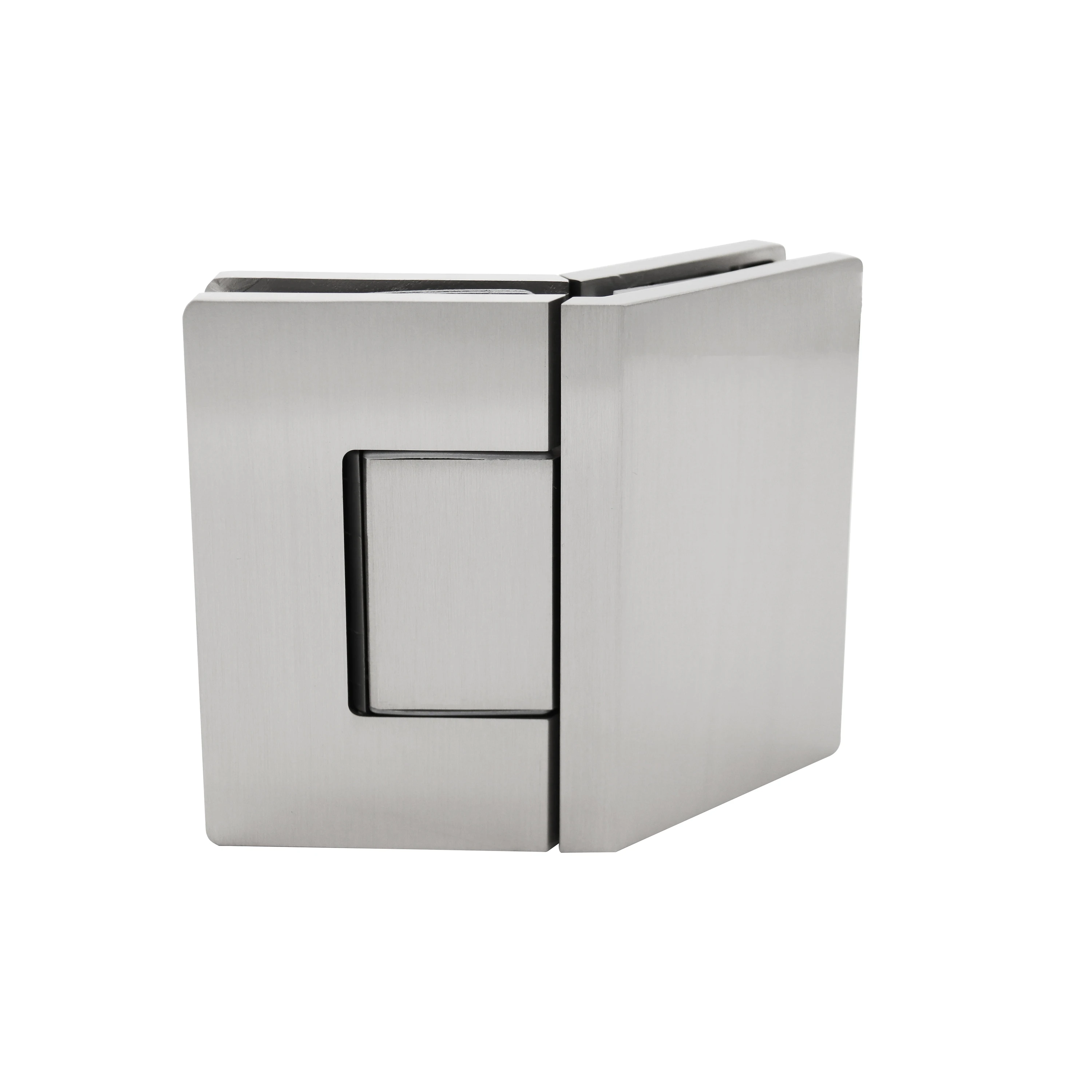 Unique Design 135 Degree Glass To Glass Shower Door Hinges Polished Heavy Duty Brass Shower Hinge For Hotel Project