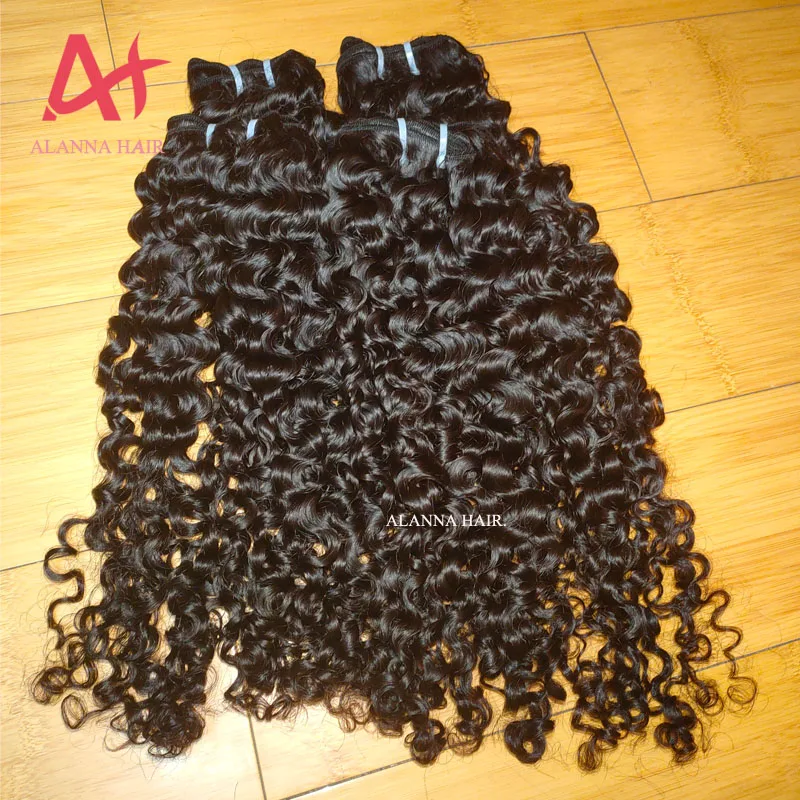 
Hot Selling Great Quality Full Cuticle Aligned Raw Hair, 12A Raw Cambodian Deep Curly Human Hair Bundles 10