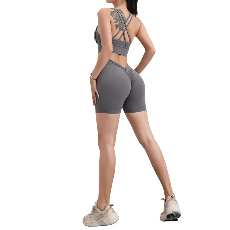 V Cut Yoga Leggings Breathable Gym Clothes For Women Sportswear Push Up Fitness Seamless Workout Wear High Waist Sport Pant Yoga