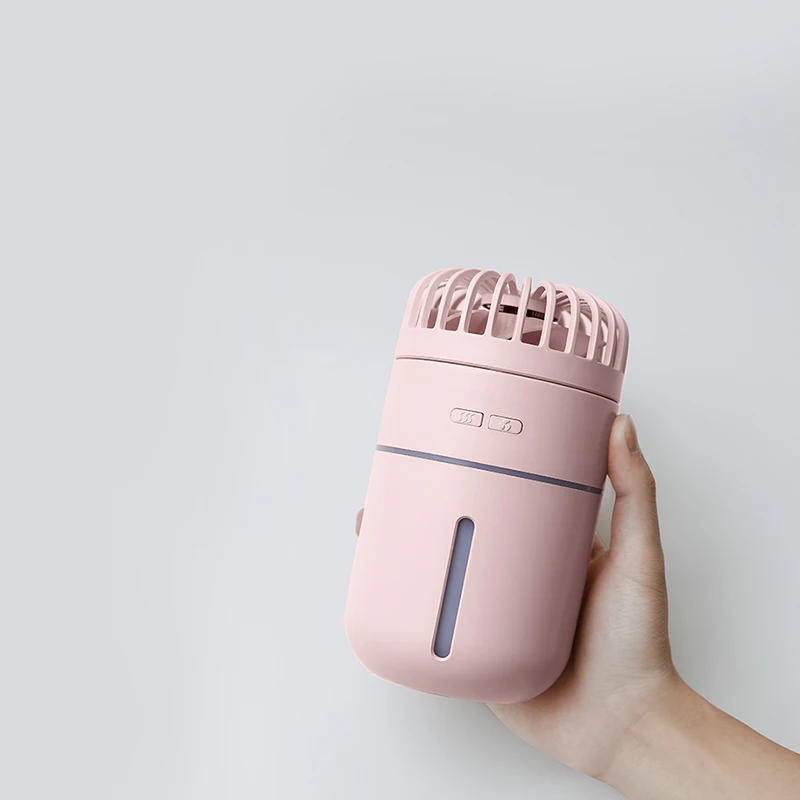 2000 mAh air cool mist humidifier fan portable mini cooling water spray fan for office