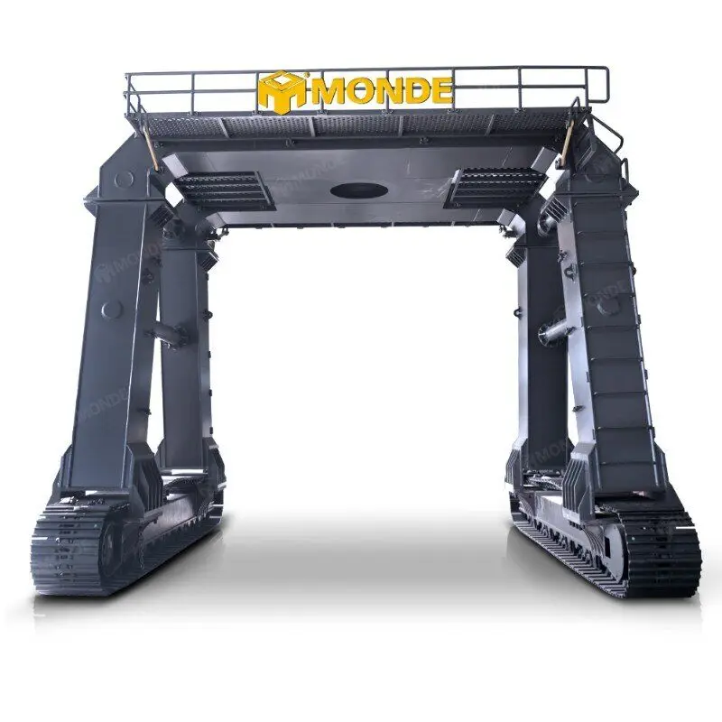MONDE excavator crawler frame elevation frame Excavator long leg assy high track Hybrid Crawler Gantry railway car unloading
