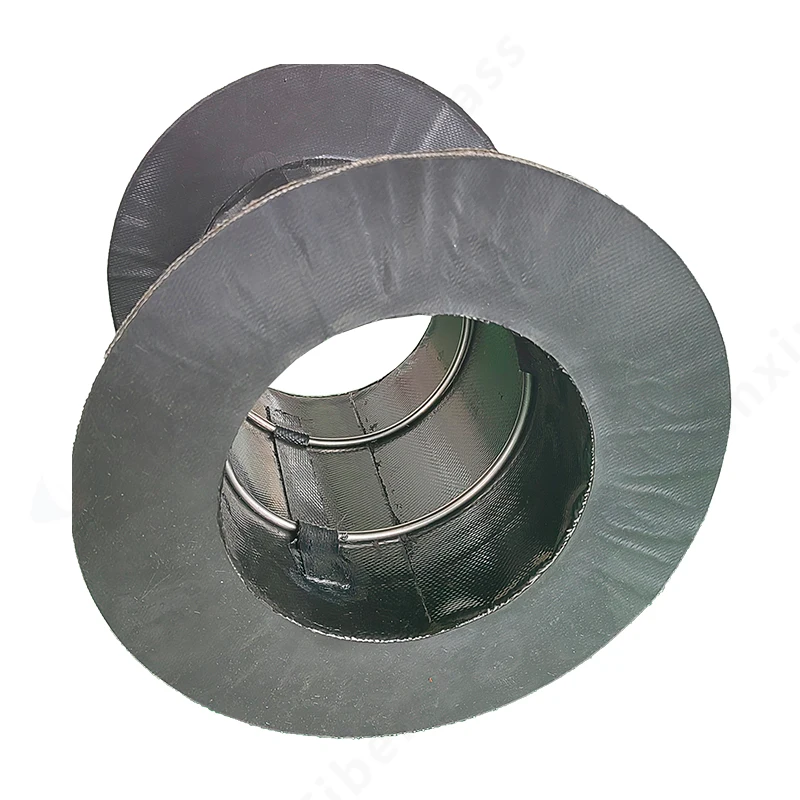 Good Sealing DN159 Fabric Expansion pipe fittings connectors with Silicone Coated Fiberglass stainless steel