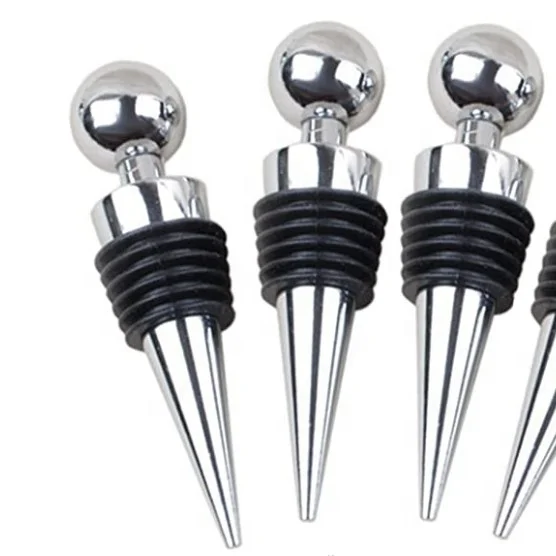 Best Metal Silver Sealer Wine Bottle Champagne Bubbly Stoppers Saver Plug Stainless Steel Gold Preserve Champagne Stopper