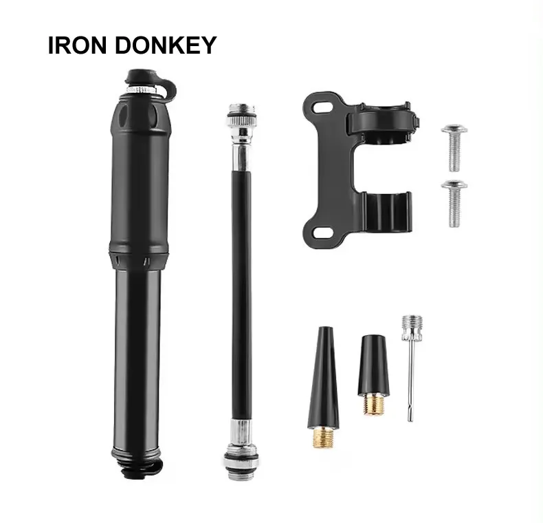 Железный осел удобный воздушный насос из алюминиевого сплава для велосипеда электрический автомобиль мини