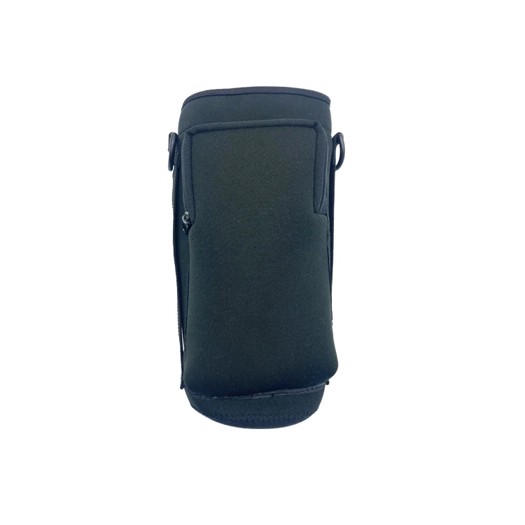 Water Bottle Carrier Bag Holder Sleeve With Adjustable Shoulder Strap And Porket Insulated Bottle Case Pouch Cover