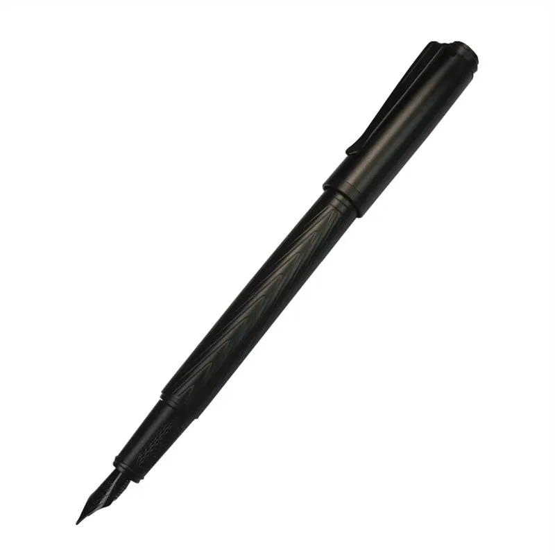 HERO Black warrior pen men and women full metal students practice business signature luxury fountain pen