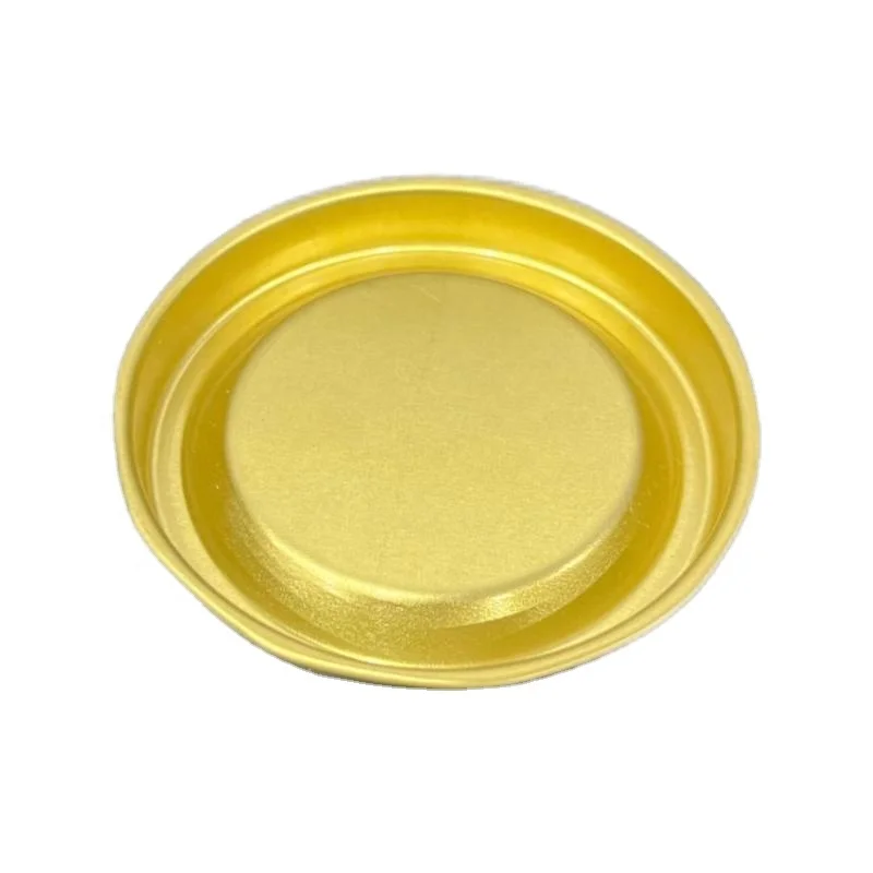 Изготовленный на заказ диаметр 78 мм железная жестяная крышка металлическая крышка для картонной бумажной трубки