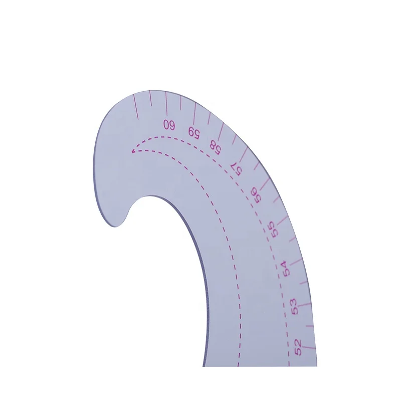 MCZ-21 оптовая продажа пластиковая французская кривая линейка направляющая для рисования