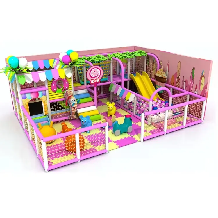 Candy Theme Indoor Playground  Games Small Toddler Children Kids Mini Indoor Playground Entertainment Equipment