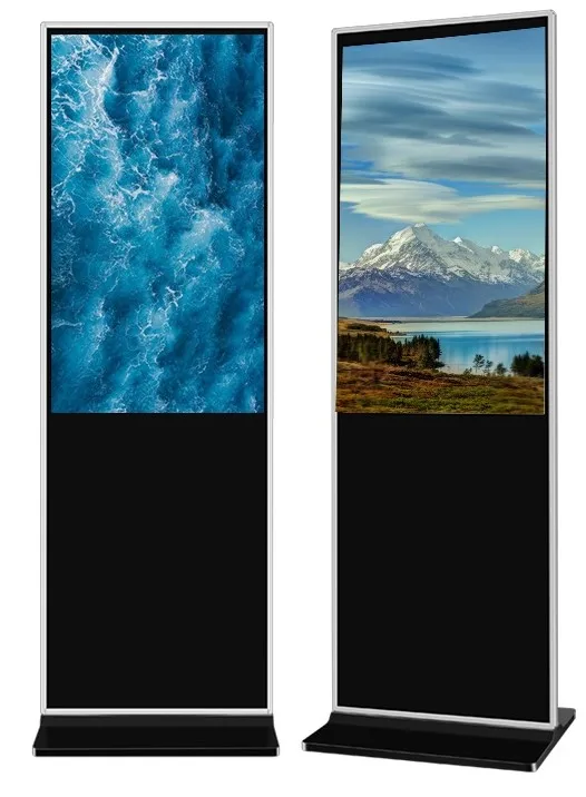 Indoor Android Vertical LCD Touch Screen Kiosk 32/43/49/55/65/75/86/100 Inch Floor Standing Display Digital Signage Displays